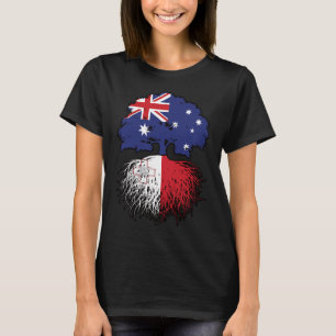 Camiseta Bandeira das Raízes da Árvore Austraustraliana mal
