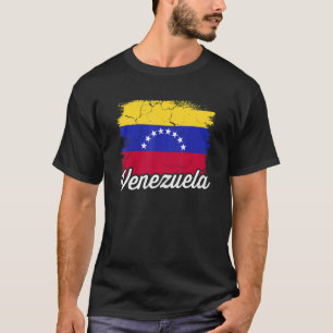 Camiseta Bandeira das Raízes do Patrimônio Venezuelano DNA 