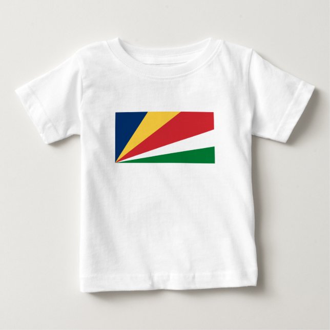 Camiseta Bandeira das Seicheles (Frente)