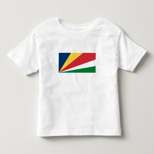 Camiseta Bandeira das Seychelles (Frente)