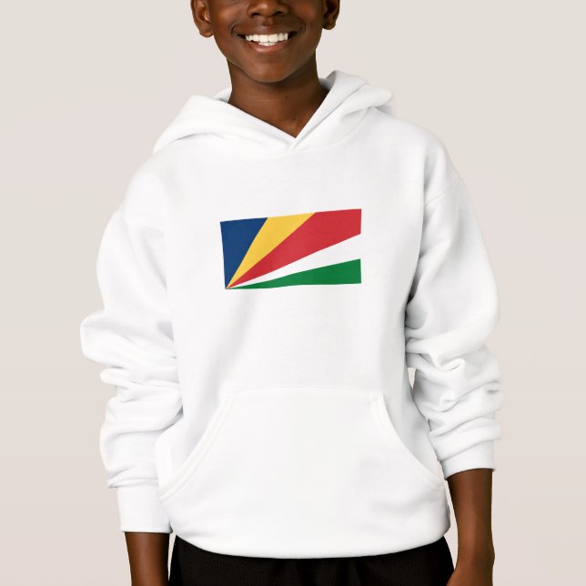 Camiseta Bandeira das Seychelles (Frente)