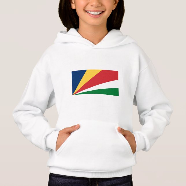 Camiseta Bandeira das Seychelles (Frente)