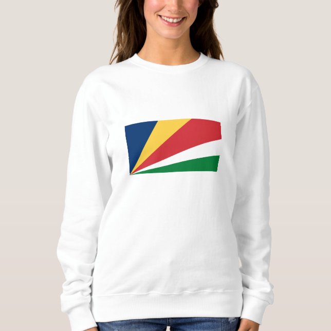 Camiseta Bandeira das Seychelles (Frente)