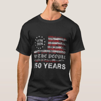 Camiseta Bandeira de 250 Anos 1776-2026 Aniversário de 250