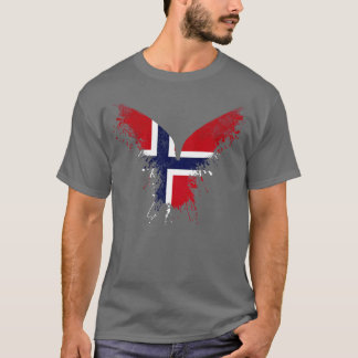 Camiseta Bandeira de Águia Norueguesa