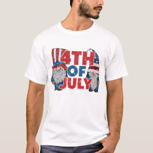 Camiseta Bandeira de Americana de 4 de julho