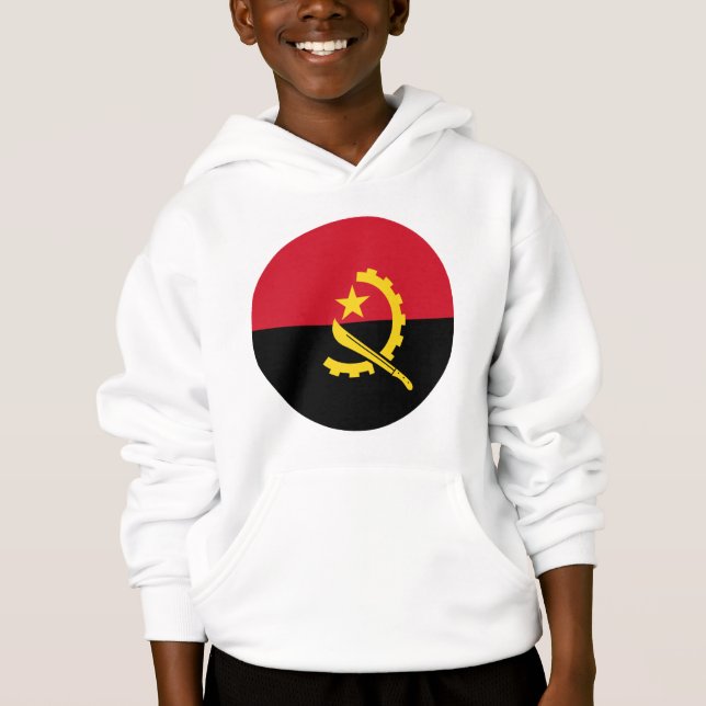 Camiseta Bandeira de Angola (Frente)