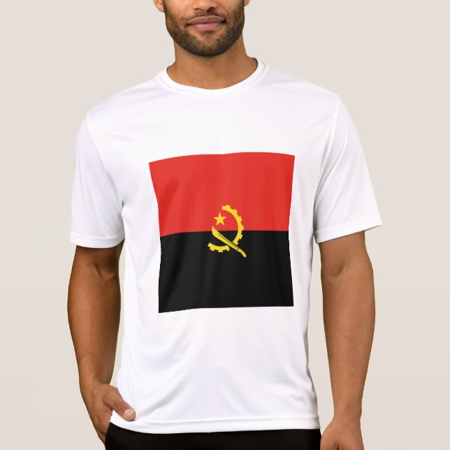 Camiseta Bandeira de Angola (Frente)