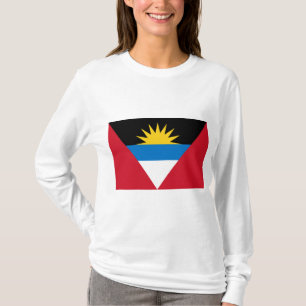 Camiseta Bandeira de Antígua e Barbuda