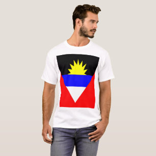 Camiseta Bandeira de Antígua e Barbuda