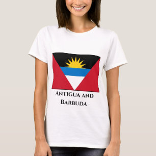 Camiseta Bandeira de Antígua e Barbuda
