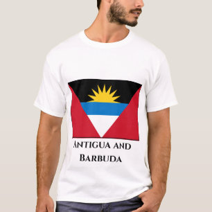 Camiseta Bandeira de Antígua e Barbuda