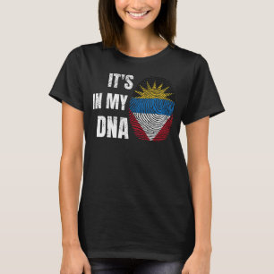 Camiseta Bandeira de Antígua e Barbuda Está no meu Caribe d