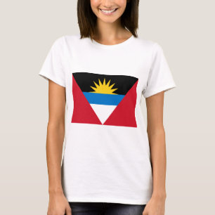 Camiseta Bandeira de Antígua e de Barbuda