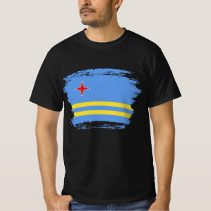 Camiseta Bandeira de Aruba