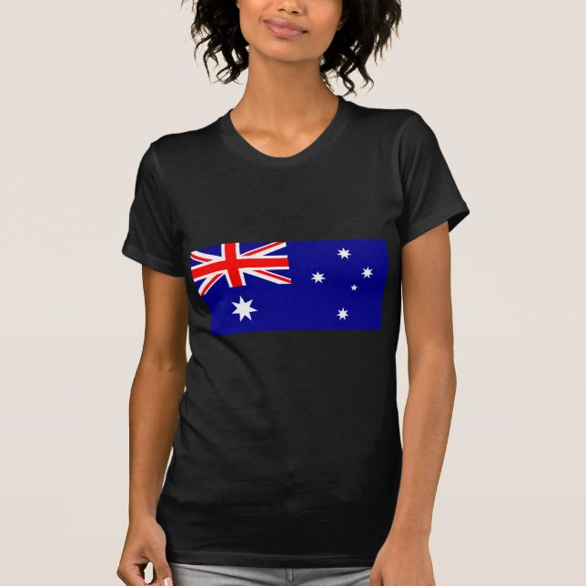 Camiseta Bandeira de Austrália - bandeira australiana (Frente)