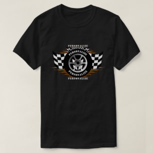Camiseta Bandeira de Bandeiras de Carro Desportivas Pro