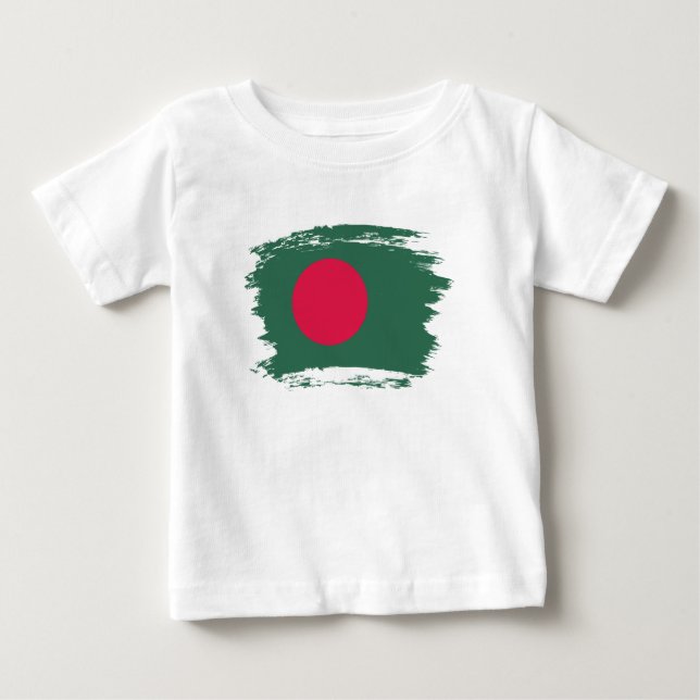 Camiseta bandeira de Bangladesh (Frente)