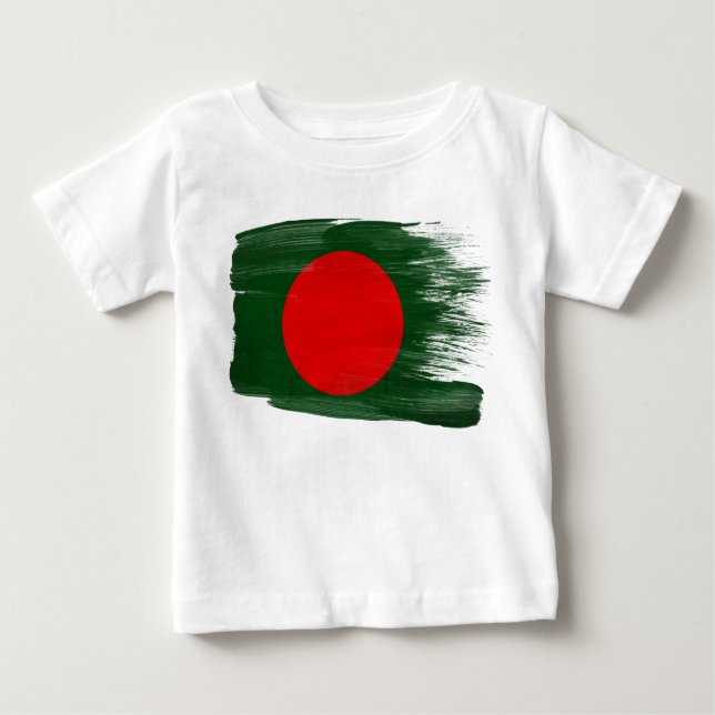 Camiseta Bandeira de Bangladesh (Frente)