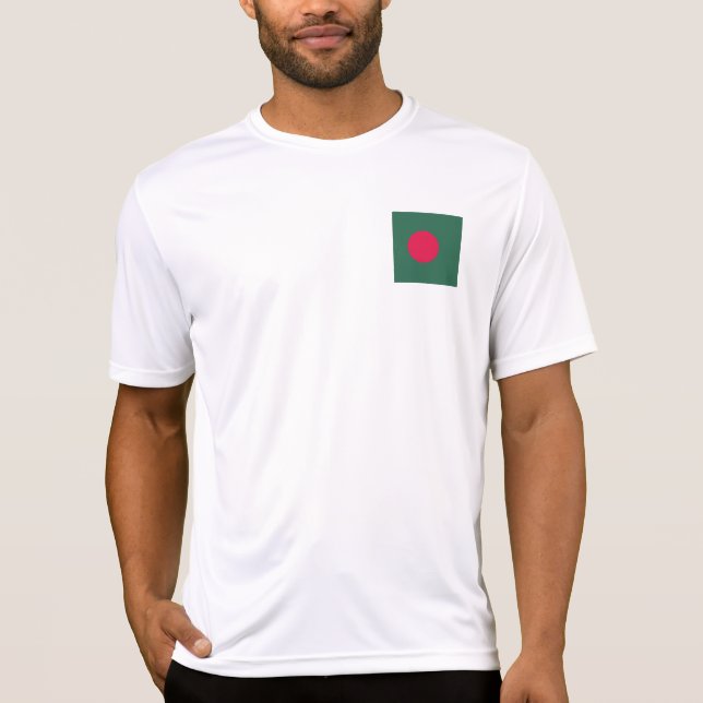 Camiseta bandeira de Bangladesh (Frente)