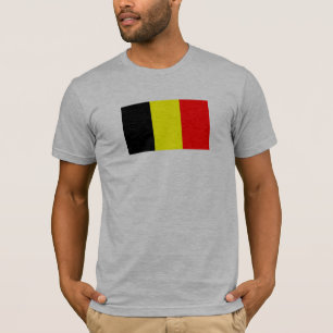 Camiseta bandeira de Bélgica