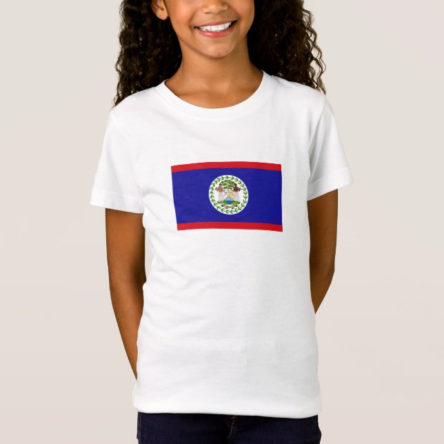 Camiseta Bandeira de Belize (Frente)