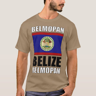 Camiseta Bandeira de Belize