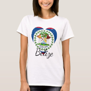 Camiseta Bandeira de Belize.