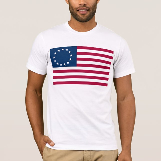 Camiseta Bandeira de Betsy Ross (Frente)