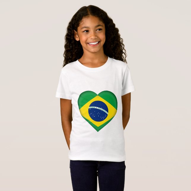 Camiseta Bandeira de Brasil (Frente Completa)