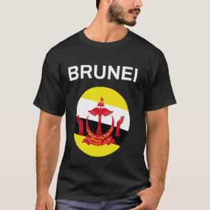 Camiseta Bandeira de Brunei Moderna
