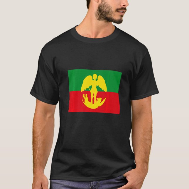 Camiseta Bandeira De Bruxelas Bélgica (Frente)