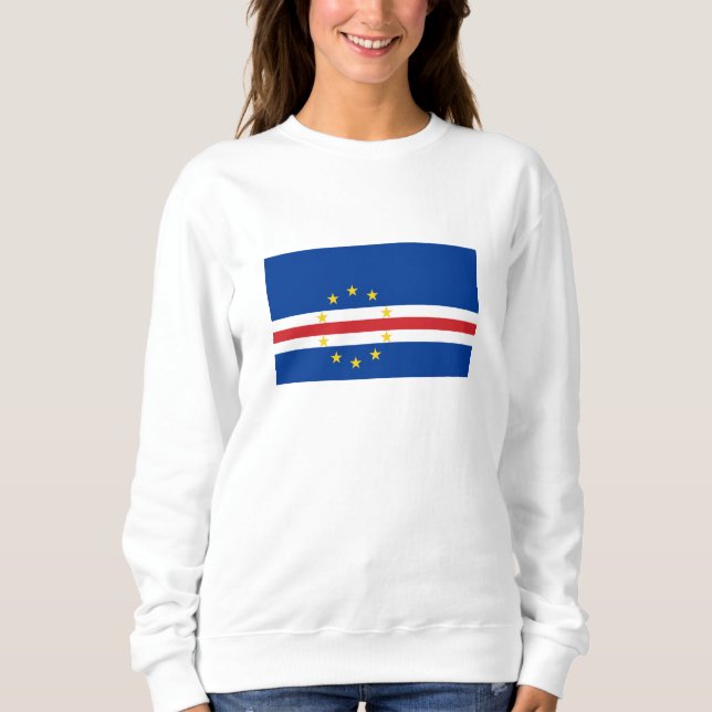Camiseta Bandeira de Cabo Verde (Frente)