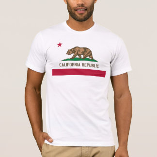 Camiseta Bandeira de Califórnia