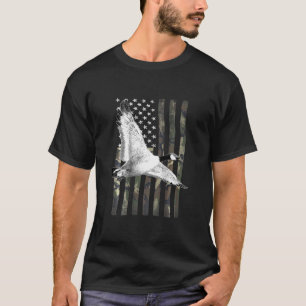 Camiseta Bandeira de Camuflagem Caça de Ganhos (nas costas)