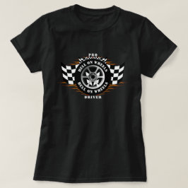 Camiseta Bandeira De Carro Esportivo Em Rodas Verificadas