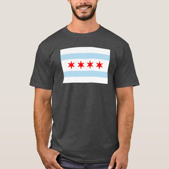 Camiseta Bandeira de Chicago Blizzard Blue (Frente)