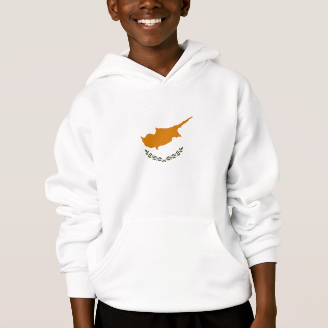 Camiseta Bandeira de Chipre (Frente)