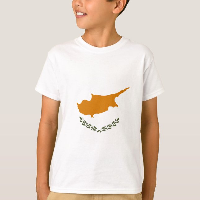 Camiseta Bandeira de Chipre (cipriota grego) (Frente)
