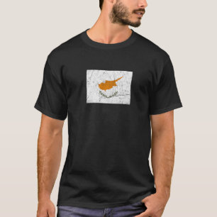 Camiseta Bandeira De Chipre Com Cores Nacionais Cipriotas D
