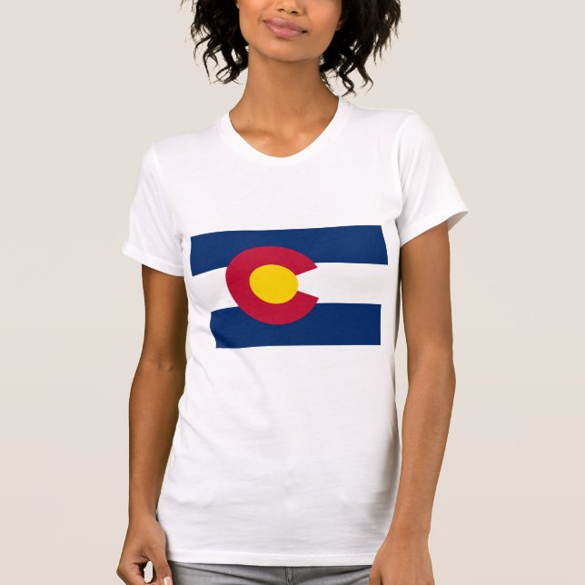 Camiseta Bandeira de Colorado (Frente)