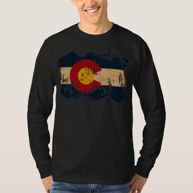 Camiseta Bandeira de Colorado (Frente)