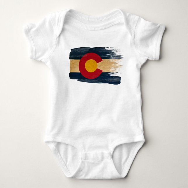 Camiseta Bandeira de Colorado (Frente)