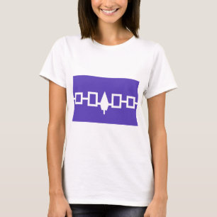 Camiseta Bandeira de Confederacy do Iroquois
