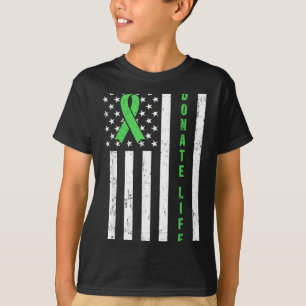 Camiseta Bandeira de Conscientização de Doadores de Órgãos