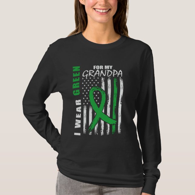 Camiseta Bandeira de Conscientização sobre Doença Renal do  (Frente)