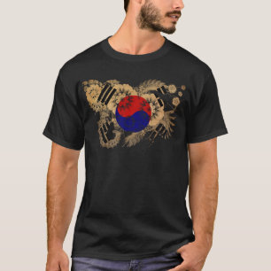 Camiseta Bandeira de Coreia do Sul