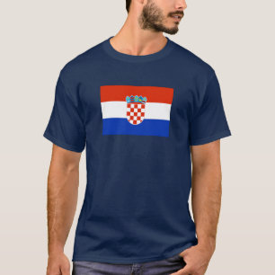 Camiseta Bandeira de Croatia