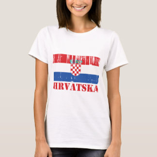 Camiseta Bandeira de Croatia