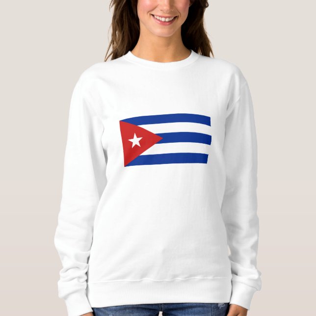Camiseta Bandeira de Cuba (Frente)
